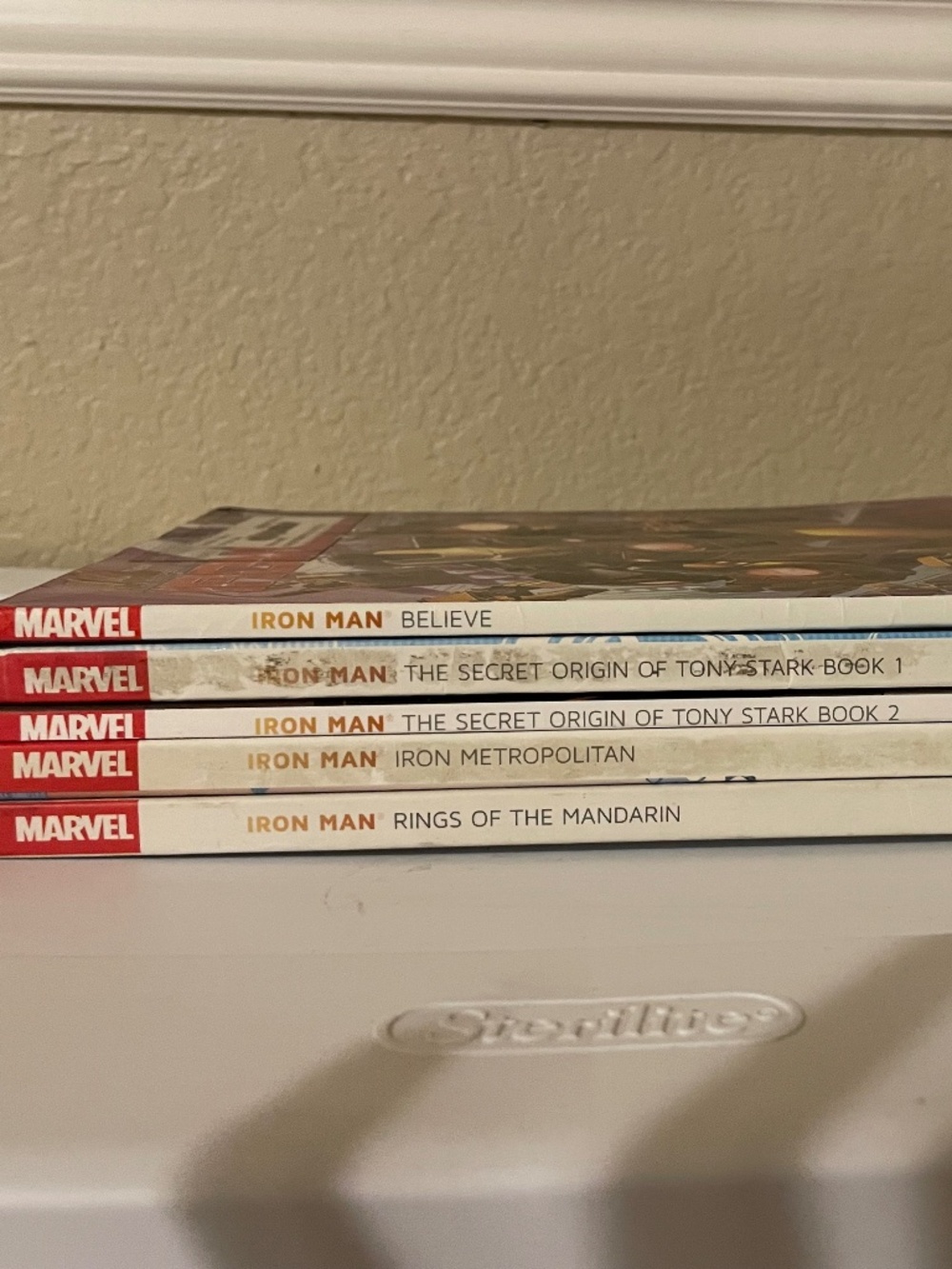Iron man by Gillen vol 1-5 series mixed of hardcover and paperback